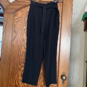 Current Los Angeles high waisted belted pants. Size medium. Black.